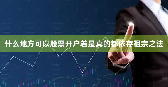 什么地方可以股票开户若是真的都依存祖宗之法