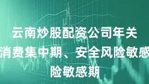 云南炒股配资公司年关是消费集中期、安全风险敏感期